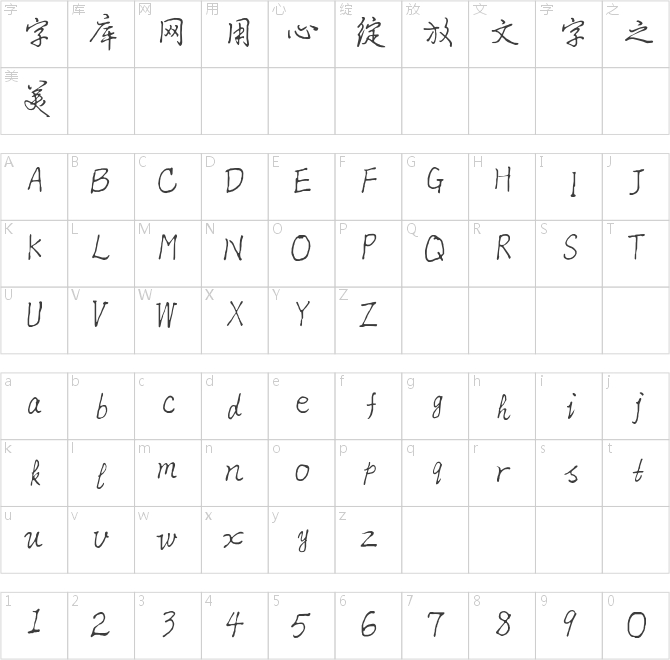 陳尚文標(biāo)準(zhǔn)鋼筆行書
