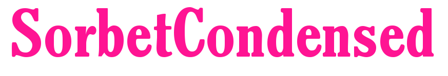 SorbetCondensed預覽圖片
