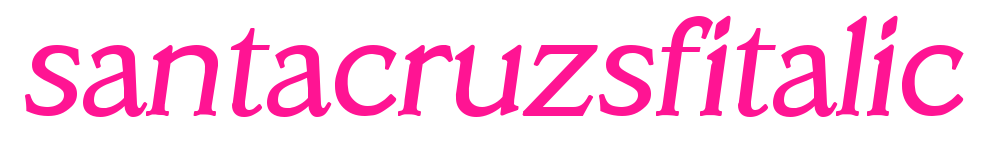 santacruzsfitalic預(yù)覽圖片