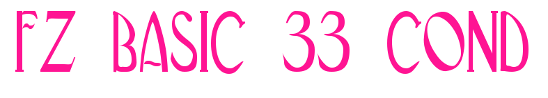 FZ BASIC 33 COND預(yù)覽圖片