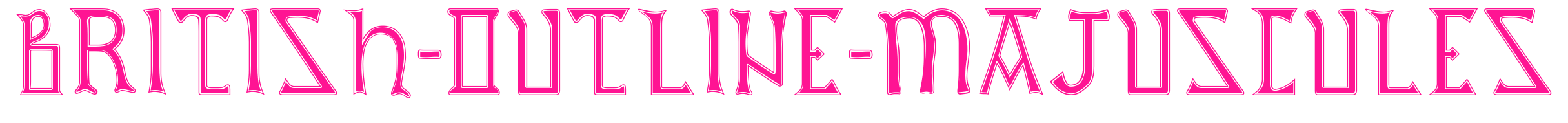 British-Outline-Majuscules預(yù)覽圖片