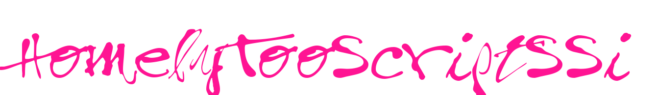 HomelyTooScriptSSi預(yù)覽圖片