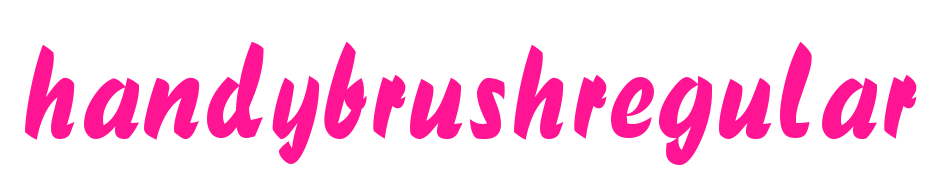 handybrushregular預(yù)覽圖片