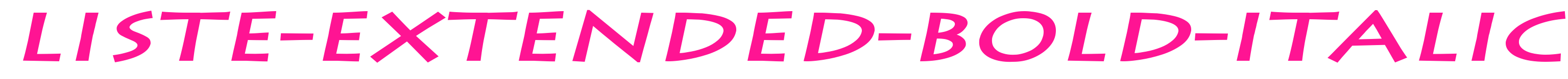 Liste-Extended-Bold-Italic預(yù)覽圖片