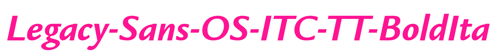 Legacy-Sans-OS-ITC-TT-BoldIta預(yù)覽圖片