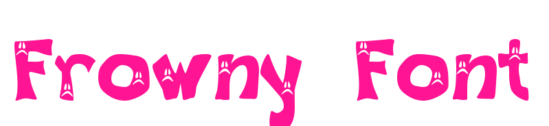 Frowny Font預(yù)覽圖片