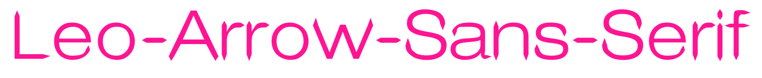 Leo-Arrow-Sans-Serif預覽圖片