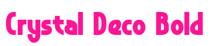 Crystal Deco Bold預覽圖片