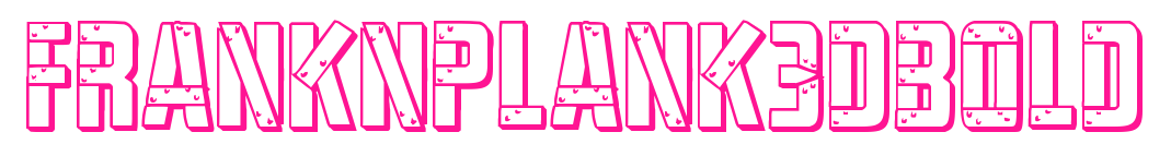 franknplank3dbold預覽圖片