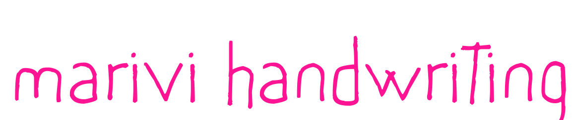 marivi handwriting預(yù)覽圖片