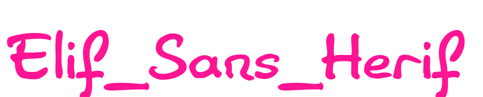 Elif_Sans_Herif預(yù)覽圖片