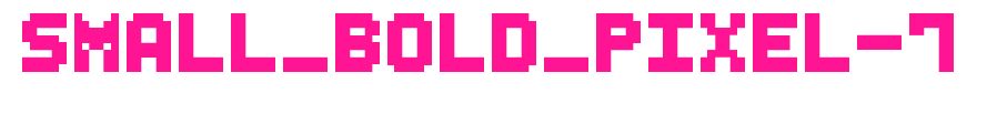small_bold_pixel-7預(yù)覽圖片