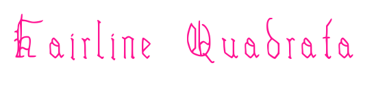 Hairline Quadrata預覽圖片