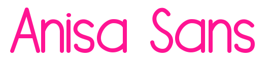 Anisa Sans預覽圖片