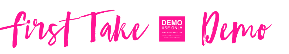 First Take - Demo預(yù)覽圖片
