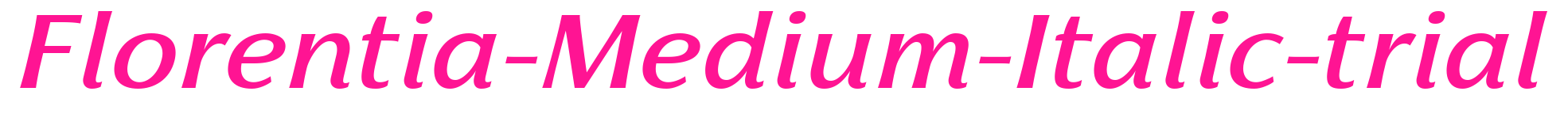 Florentia-Medium-Italic-trial預(yù)覽圖片