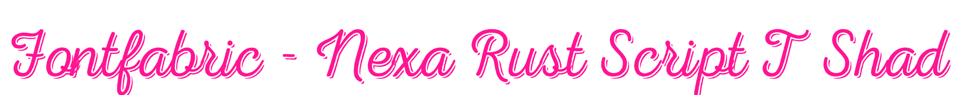Fontfabric - Nexa Rust Script T 預(yù)覽圖片