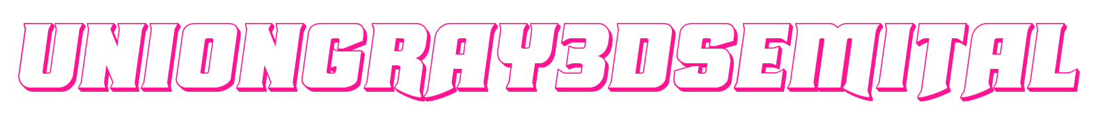 uniongray3dsemital預(yù)覽圖片