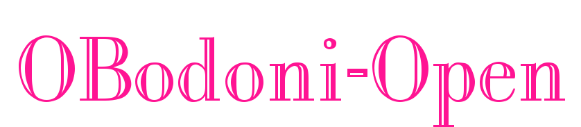 OBodoni-Open預覽圖片
