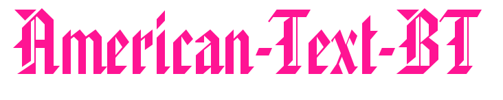 American-Text-BT預覽圖片
