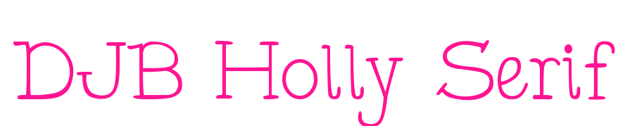 DJB Holly Serif預(yù)覽圖片