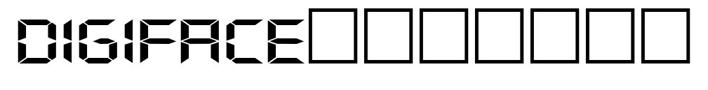 Digiface七段數(shù)碼管顯示預覽圖片